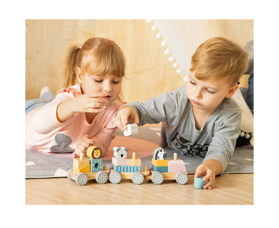 Сортер “Паровозик зверят” от бренда PolarB Сортер “Паровозик зверят” от бренда PolarB