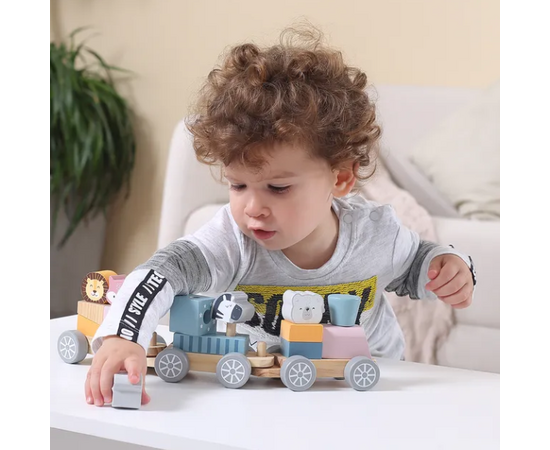 Сортер “Паровозик зверят” от бренда PolarB Сортер “Паровозик зверят” от бренда PolarB