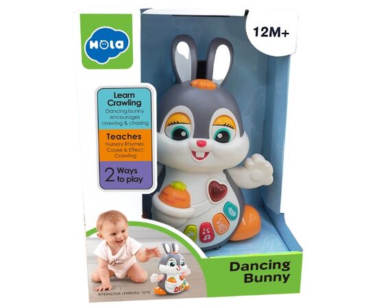 Интерактивная игрушка «Танцующий кролик» с музыкой и светом от бренда Hola Toys
