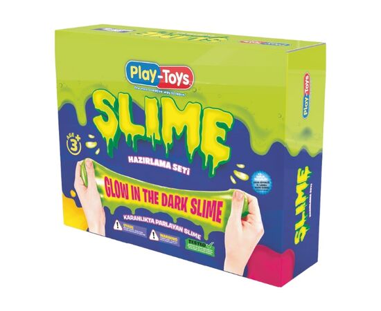 Набор для творчества от бренда Play-Toys "DIY Слайм светящийся в темноте" Набор для творчества от бренда Play-Toys "DIY Слайм светящийся в темноте"