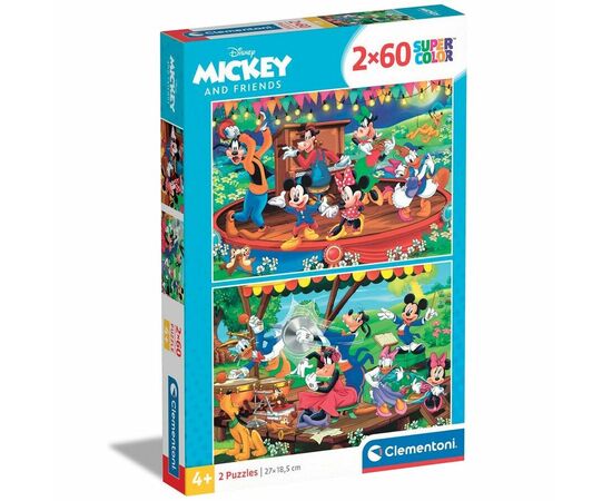 Пазл от бренда Clementoni "Mickey and friends ", 2*60 элементов