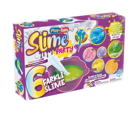 Набор для творчества от бренда Play-Toys "DIY Вечеринка о слаймом"