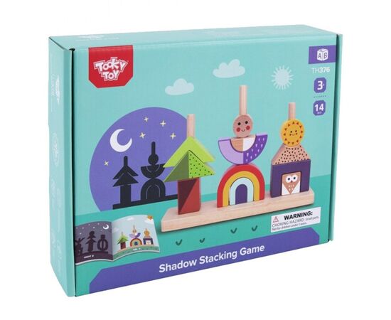 Деревянная игра "Выложи тень" от бренда Tooky Toy Деревянная игра "Выложи тень" от бренда Tooky Toy