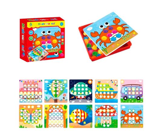 Мозаика для малышей "Краб" от бренда Joy Toy