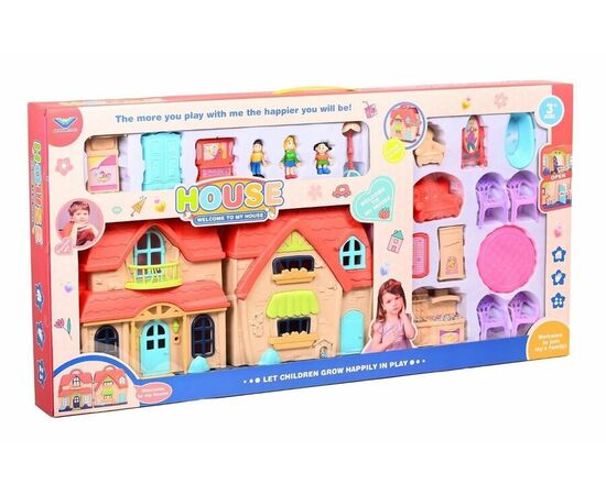 Кукольный домик с аксессуарами "Добро пожаловать в мой дом"