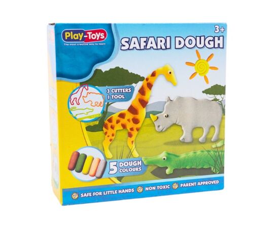 Игровой набор для лепки от бренда Play-Toys "Сафари" Игровой набор для лепки от бренда Play-Toys "Сафари"