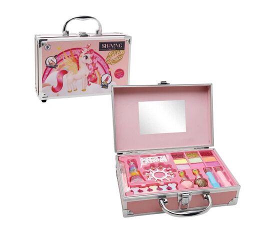 Набор для макияжа в чемоданчике с единорогом