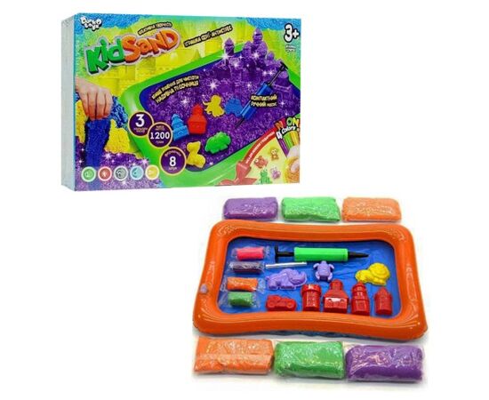 Набор креативного творчества от бренда Danko Toys "Кинетический песок и песочница" Набор креативного творчества от бренда Danko Toys "Кинетический песок и песочница"