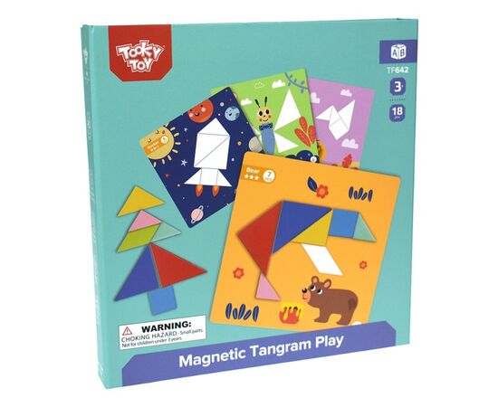 Магнитная игра "Танграм" от бренда Tooky Toy Магнитная игра "Танграм" от бренда Tooky Toy