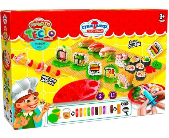 Игровой набор для лепки от бренда Danko Toys "Суши-шеф", серия Master Do