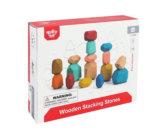 Деревянный комплект "Камушки" от бренда Tooky Toy