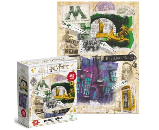 Пазл от бренда Dodo "Министерство магии и Аллея Ноктерна" серия Гарри Поттер, 450 элементов