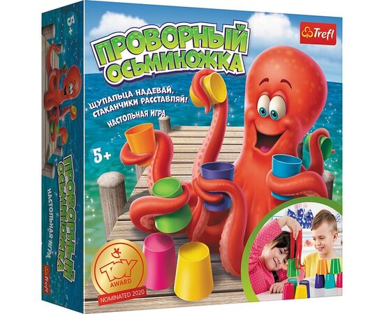 Настольная игра  от бренда Trefl "Проворный Осьминожка"