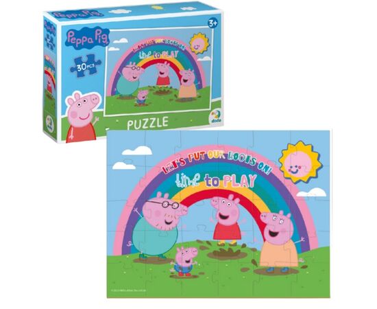 Пазл от бренда Dodo «Время играть», серия Свинка Пеппа, 30 элементов