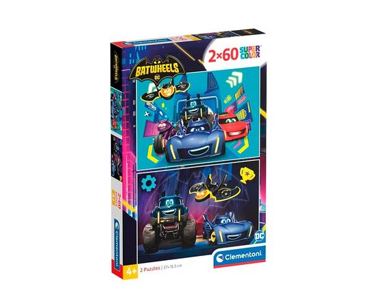 Пазл от бренда Clementoni "Batwheels", 2*60 элементов