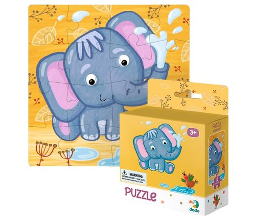 Пазл от бренда Dodo "Слоник", 16 элементов