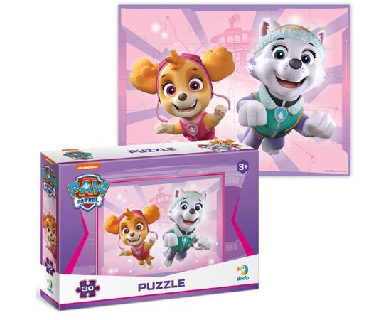 Пазл от бренда Dodo "Скай и Эверест", серия Щенячий патруль, 30 элементов