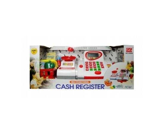 Кассовый аппарат с микрофоном, со световыми и звуковыми эффектами