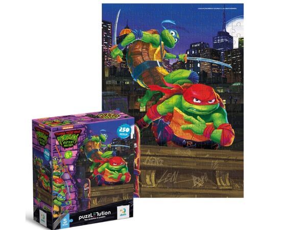 Пазл от бренда Dodo «Леонардо и Рафаэль» серия Черепашки ниндзя, 250 элементов