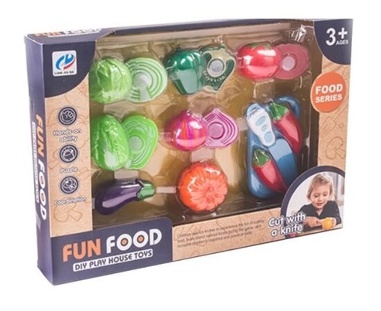 Набор овощей на липучках "Веселая еда" от бренда ChiToys