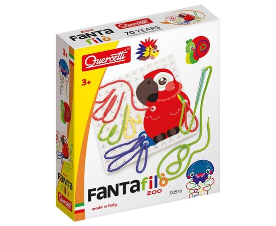 Набор для творчества "Fantafilo Zoo" от бренда Quercetti Набор для творчества "Fantafilo Zoo" от бренда Quercetti