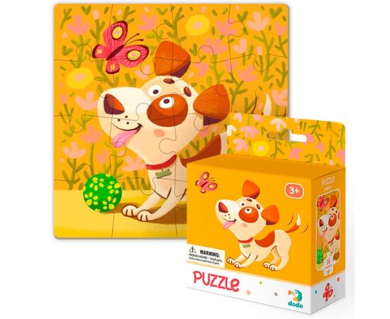 Пазл от бренда Dodo "Пёсик", 16 элементов