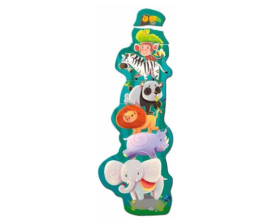 Магнитная игра от бренда Dodo "Друзья из джунглей", 8 элементов