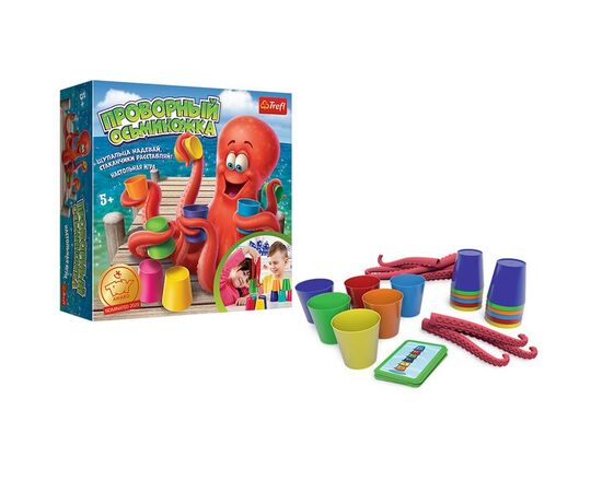 Настольная игра  от бренда Trefl "Проворный Осьминожка"