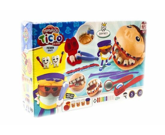 Игровой набор для лепки от бренда Danko Toys "Дантист", серия Master Do