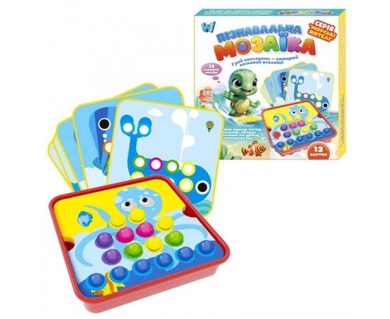 Познавательная мозаика "Морские жители" от бренда WToys