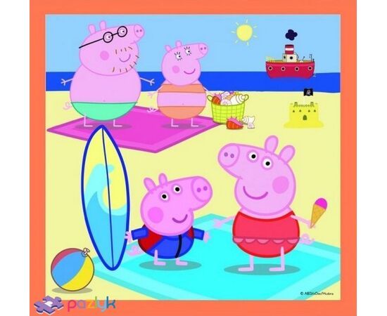 Пазл от бренда Trefl 3 в 1 "Изобретательная Свинка Пеппа", на 20, 36, и 50 элементов