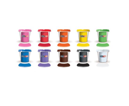 Игровой набор для лепки  от бренда Play-Toys, 10 цветов Игровой набор для лепки  от бренда Play-Toys, 10 цветов