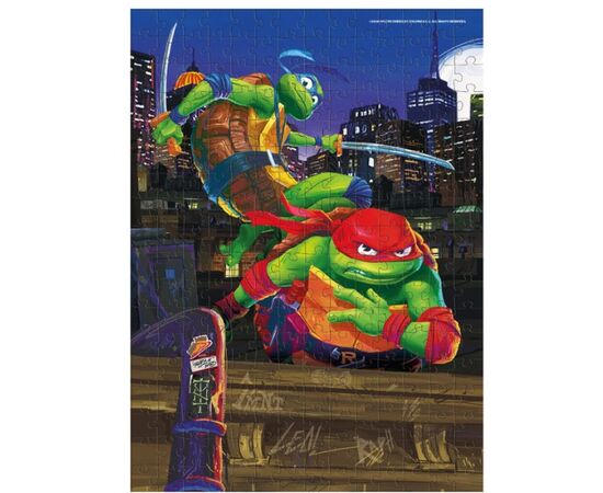 Пазл от бренда Dodo «Леонардо и Рафаэль» серия Черепашки ниндзя, 250 элементов