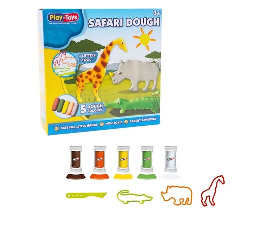 Игровой набор для лепки от бренда Play-Toys "Сафари" Игровой набор для лепки от бренда Play-Toys "Сафари"