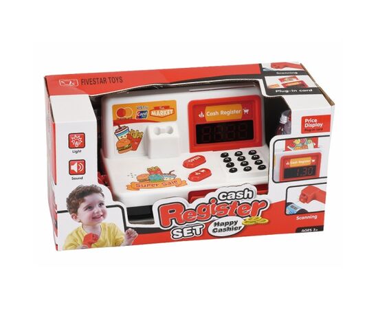 Кассовый аппарат от бренда Essa Toys, со звуковыми и световыми эффектами Кассовый аппарат от бренда Essa Toys, со звуковыми и световыми эффектами