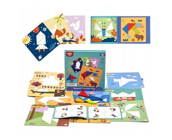 Магнитная игра "Танграм" от бренда Tooky Toy Магнитная игра "Танграм" от бренда Tooky Toy