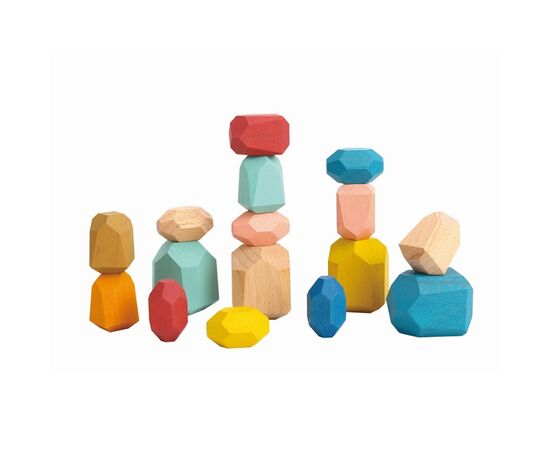 Деревянный комплект "Камушки" от бренда Tooky Toy
