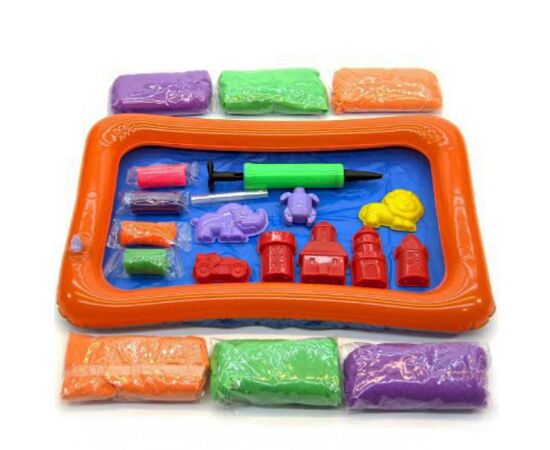 Набор креативного творчества от бренда Danko Toys "Кинетический песок и песочница" Набор креативного творчества от бренда Danko Toys "Кинетический песок и песочница"