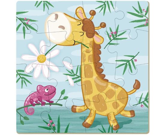 Пазл от бренда Dodo "Жираф", 16 элементов