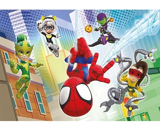 Пазл от бренда Clementoni "Человек-паук и его друзья", 2*60 элементов