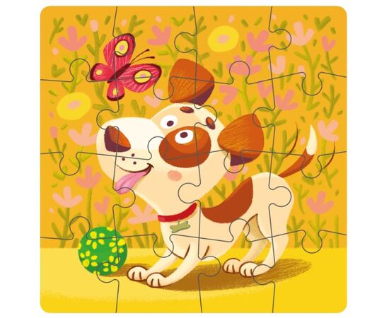 Пазл от бренда Dodo "Пёсик", 16 элементов