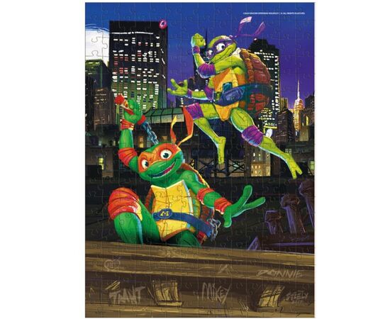 Пазл от бренда Dodo «Донателло и Микеланджело» серия Черепашки ниндзя, 250 элементов