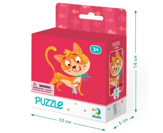 Пазл от бренда Dodo "Котик", 16 элементов