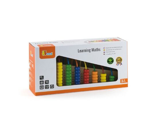 Деревянная игрушка  «Учим математику» от бренда Viga Toys Деревянная игрушка  «Учим математику» от бренда Viga Toys