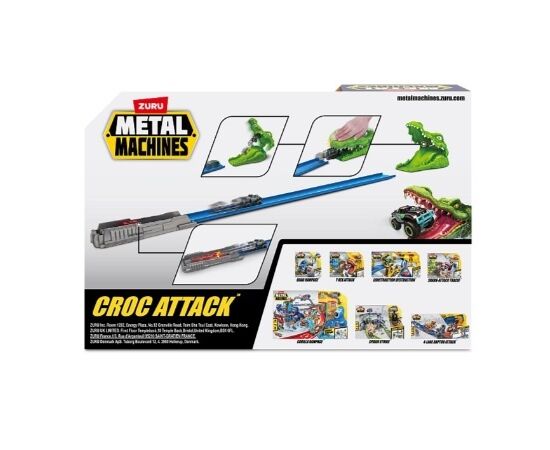 Трек Metal Machines "Атака крокодила" от бренда Zuru Трек Metal Machines "Атака крокодила" от бренда Zuru