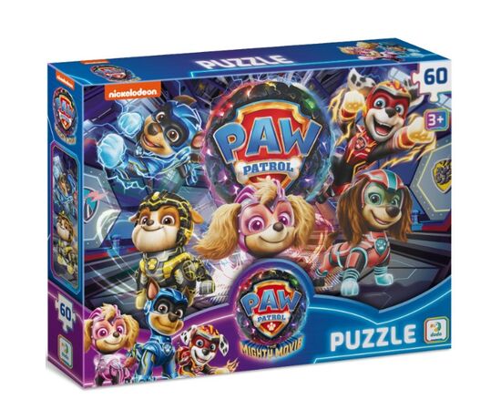 Пазл от бренда Dodo "Операция взрыв метеорита", серия Щенячий патруль, 60 элементов