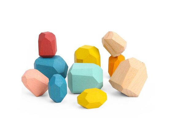 Деревянный комплект "Камушки" от бренда Tooky Toy