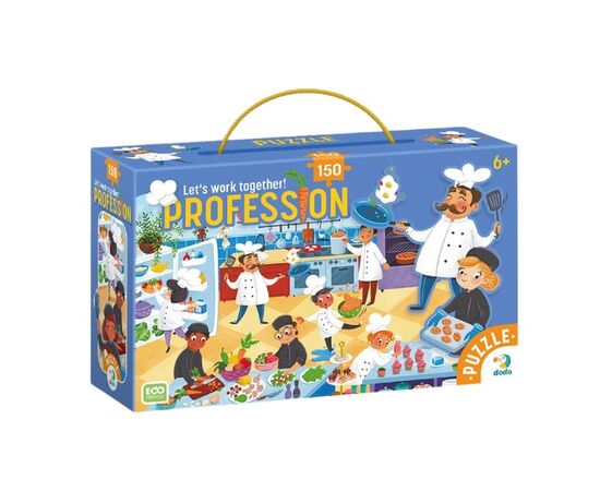 Пазл от бренда Dodo "Повар" серия Профессии, 150 элементов