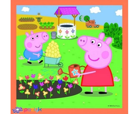 Пазл от бренда Trefl 3 в 1 "Изобретательная Свинка Пеппа", на 20, 36, и 50 элементов