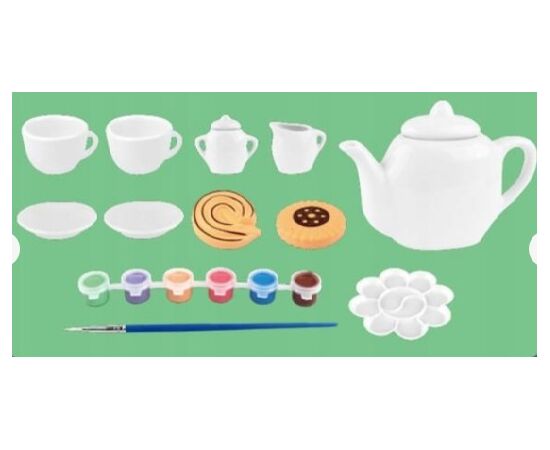 Набор для рисования "Чайный сервиз с аксессуарами"